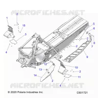 CHASSIS, PROTECTION D'EMBRAYAGE/FOOTRESTS/RUNNING BOARDS