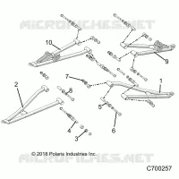 SUSPENSION AVANT CONTROL ARMS