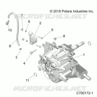 DRIVE TRAIN, MAIN SUPPORT PONT