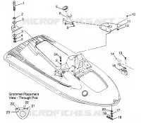 CONDUIT D'ADMISSION SL 700 B974071, Intl. SL 700 I974071, SL 700 Deluxe B974072 a (4940874087A007)