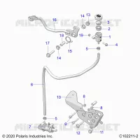BRAKES, BRAKE PEDAL AND MAITRE CYLINDRE