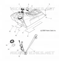 SYSTÈME D'ALIMENTATION, CARBURANT TANK ASM.