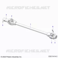 SYSTÃˆME DE TRANSMISSION, FRONT PROP SHAFT