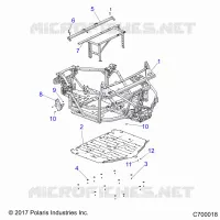 CHASSIS, MAIN FRAME AND SKID PLATES