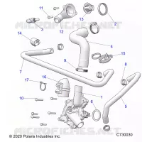 MOTEUR, WATERPUMP AND BYPASS