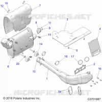 ENGINE, ECHAPPEMENT