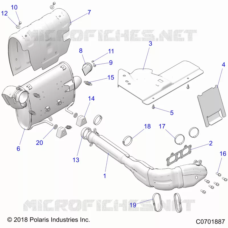 ENGINE, ECHAPPEMENT