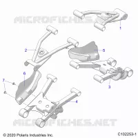 SUSPENSION ARRIERE CONTROL ARMS