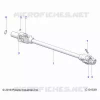 SYSTÃˆME DE TRANSMISSION, FRONT PROP SHAFT
