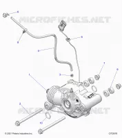 SYSTÃˆME DE TRANSMISSION, FRONT GEARCASE MOUNTING