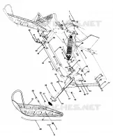SUSPENSION AVANT AND SKI SPORT, TRAIL, 400 AND 600 (4912701270007A)