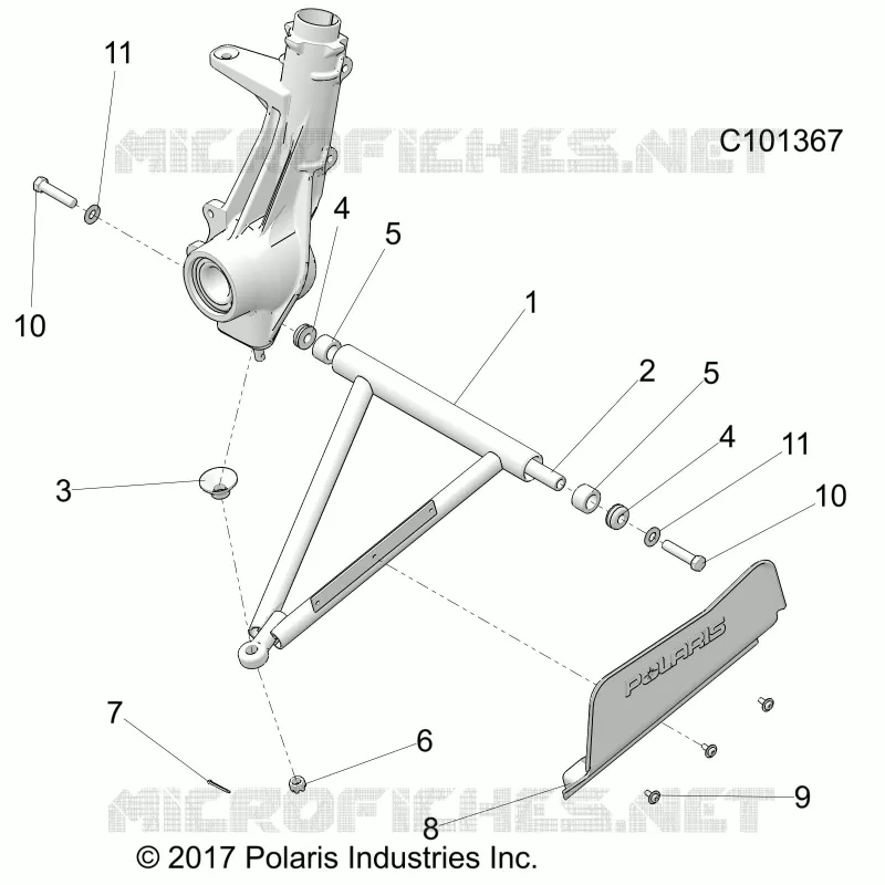 SUSPENSION, A-ARM AND SUPPORT MOUNTING