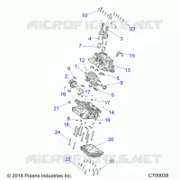 CARTERS MOTEUR AND CRANKSHAFT