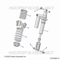 SUSPENSION, AMORTISSEUR AVANT MOUNTING