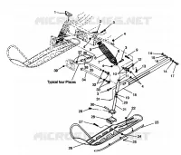 SUSPENSION AVANT AND SKI LITE GT 0943133 AND STARLITE GT 0943127 (49250125010011)