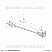 SYSTÃˆME DE TRANSMISSION, REAR PROP SHAFT