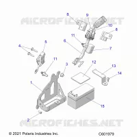 ELECTRICITE, BATTERY, MANUAL START POWER UP COMPONENTS