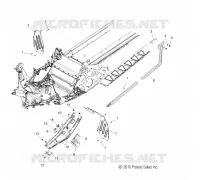 CHASSIS, PROTECTION D'EMBRAYAGE AND REPOSE PIEDS