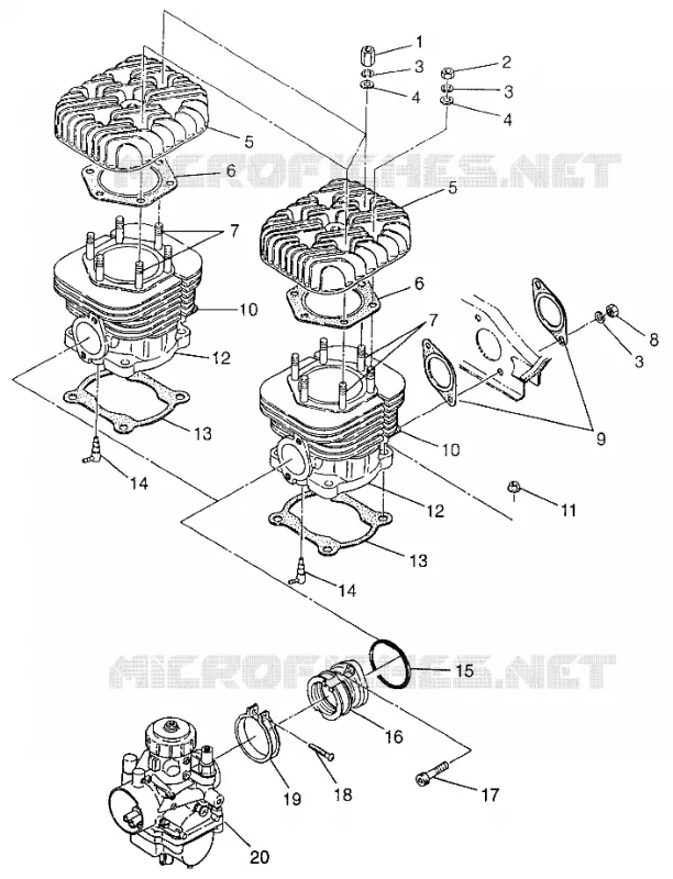 CYLINDRE WIDETRAK GT 0972061 AND EUROPEAN WIDETRAK GT E972061 (4938173817C006)