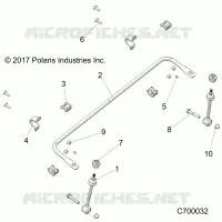 SUSPENSION AVANT STABILIZER BAR