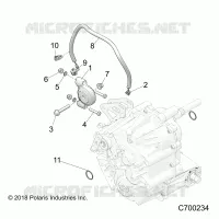 DRIVE TRAIN, MAIN SUPPORT PONT