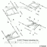 SUSPENSION ARRIERE CONTROL ARMS