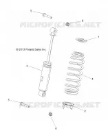 SUSPENSION, AMORTISSEUR AVANT