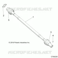 SYSTEME DE TRANSMISSION, REAR PROP SHAFT