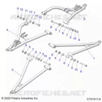 SUSPENSION AVANT CONTROL ARMS
