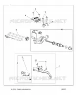 FREIN AVANT BRAKE LEVER AND MASTER CYLINDER