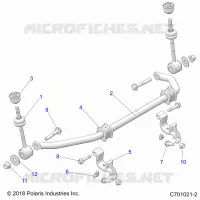 SUSPENSION, FRONT BARRE STABILISATRICE