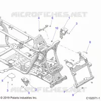 CHASSIS, FRONT CAB SUPPORTS