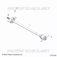 SYSTÃˆME DE TRANSMISSION, FRONT PROP SHAFT