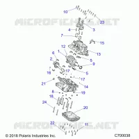 CARTERS MOTEUR AND CRANKSHAFT