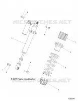 SUSPENSION AVANT SHOCK MOUNTING