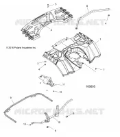 HABITACLE ARRIERE AND REAR RACK