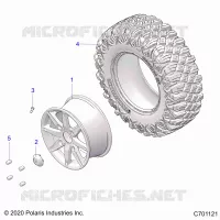 ROUES, REAR