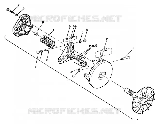 EMBRAYAGE DE TRANSMISSION ASSEMBLY TRAIL BOSS / W928527 (4922892289023A)