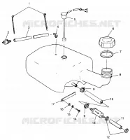 RESERVOIR D'HUILE SLT 780 B964588 and  Intl. SLT 780 I964588 (4935683568A014)