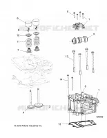 ENGINE, CULASSE, CAM AND VALVES