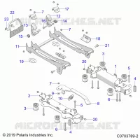 SIEGE MOUNTING, FRONT