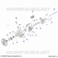 SYSTÃˆME DE TRANSMISSION, PRIMARY CLUTCH