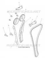 CHAINEE DE DISTRIBUTION AND TENSIONER