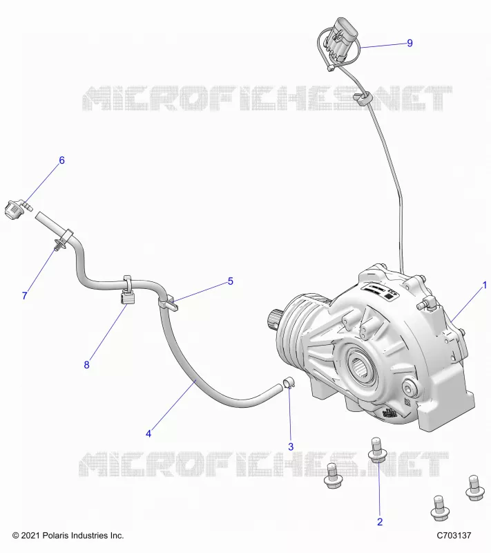 SYSTÃˆME DE TRANSMISSION, FRONT GEARCASE MOUNTING