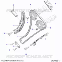 CHAINE DE DISTRIBUTION AND SPROCKET