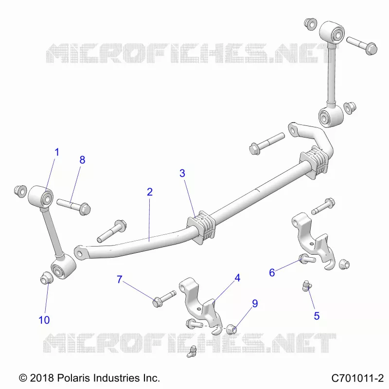 SUSPENSION, FRONT BARRE STABILISATRICE