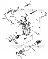 POMPE A HUILE XLT TOURING 0973357 and EUROPEAN XLT TOURING E973357 (4937723772C013)