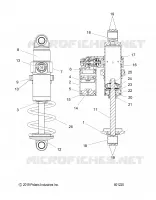 SUSPENSION, AMORTISSEUR AVANT TRACK