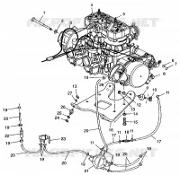 SUPPORT MOTEUR 700 XC 0971766 (4941814181C003)