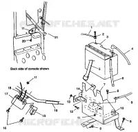 SUPPORT BATTERIE CLASSIC E942865 and  CLASSIC TOURING E942875 (49274027400004)